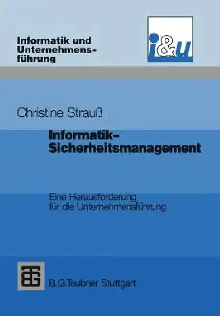 Cover of Informatik-Sicherheitsmanagement