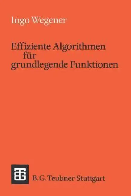 Cover of Effiziente Algorithmen Für Grundlegende Funktionen