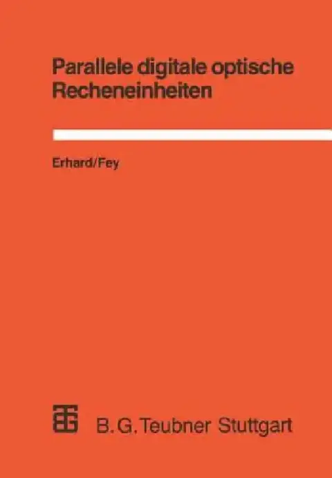 Cover of Parallele Digitale Optische Recheneinheiten