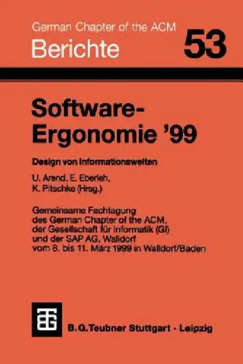 Cover of Software-Ergonomie '99