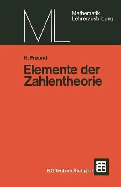 Cover of Elemente Der Zahlentheorie