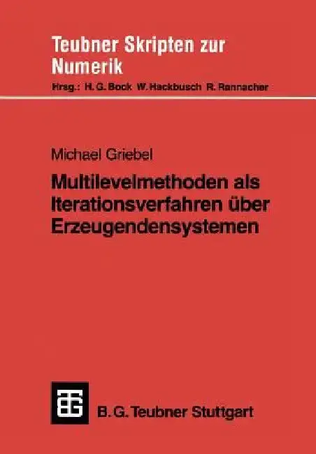 Cover of Multilevelmethoden ALS Iterationsverfahren Über Erzeugendensystemen