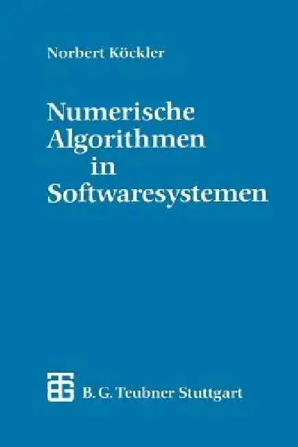 Cover of Numerische Algorithmen in Softwaresystemen