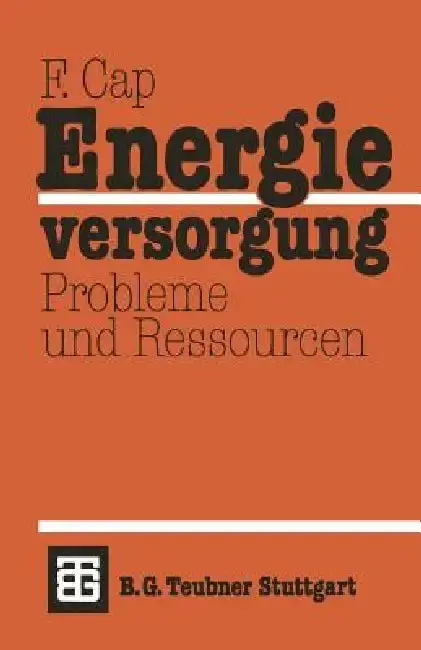 Cover of Energieversorgung Probleme Und Ressourcen