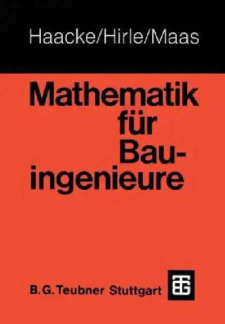 Cover of Mathematik Für Bauingenieure