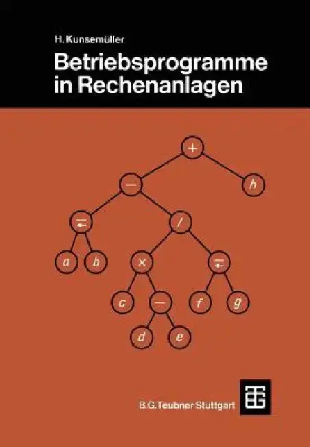 Cover of Betriebsprogramme in Rechenanlagen