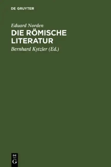 Cover of Die römische Literatur