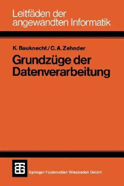 Cover of Grundzüge Der Datenverarbeitung
