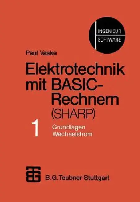Cover of Elektrotechnik Mit Basic-Rechnern (Sharp)