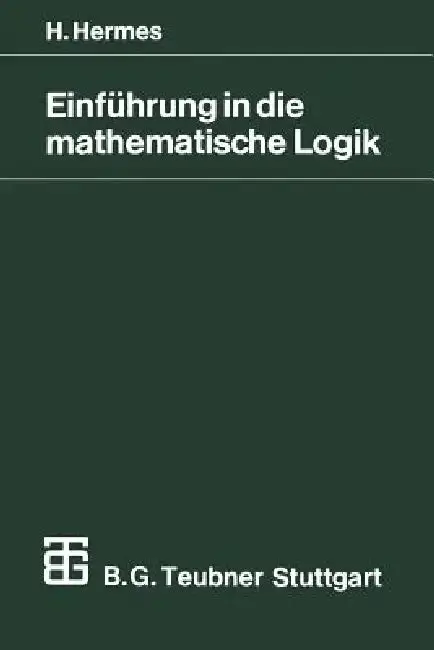 Cover of Einführung in Die Mathematische Logik