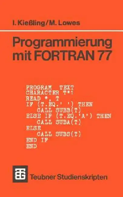 Cover of Programmierung Mit FORTRAN 77