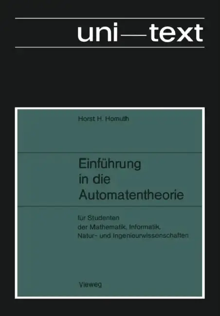 Cover of Einführung in Die Automatentheorie