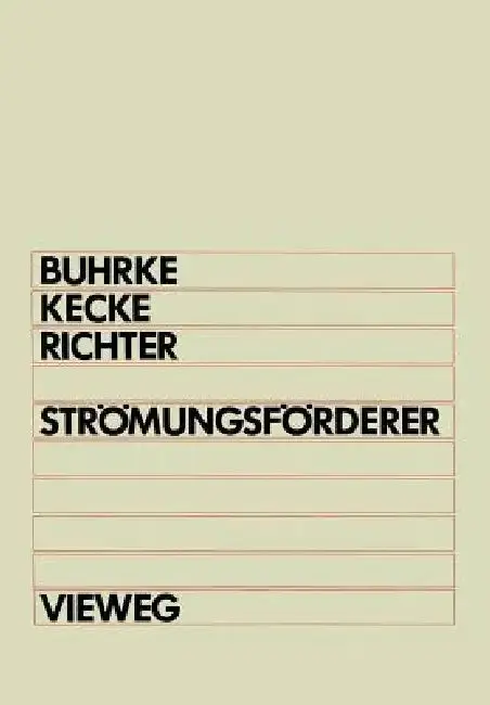 Cover of Strömungsförderer
