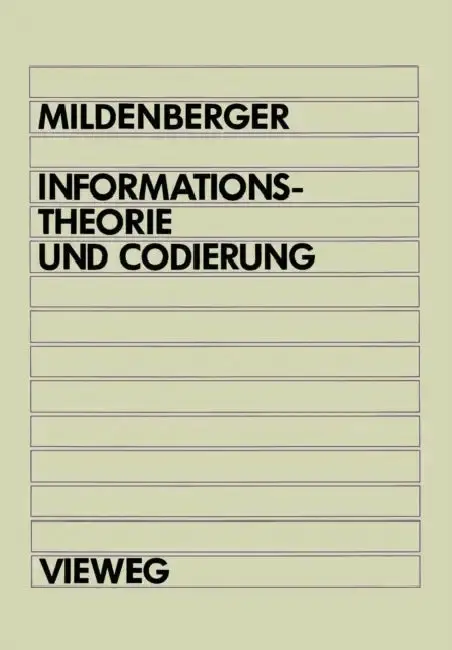 Cover of Informationstheorie Und Codierung