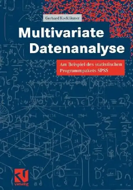 Cover of Multivariate Datenanalyse