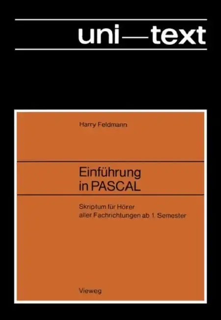 Cover of Einführung in Pascal
