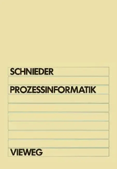 Cover of Prozeßinformatik