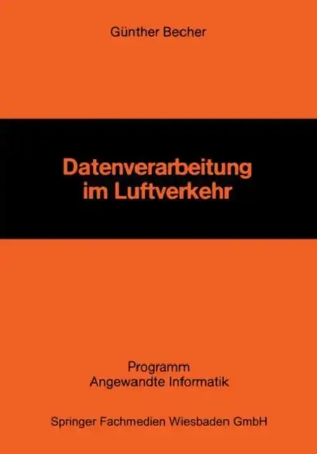Cover of Datenverarbeitung Im Luftverkehr