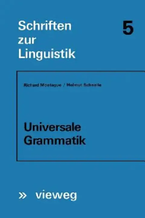 Cover of Universale Grammatik