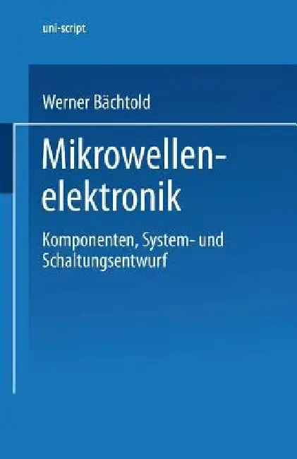 Cover of Mikrowellenelektronik