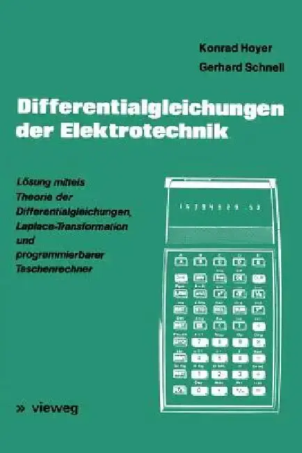Cover of Differentialgleichungen Der Elektrotechnik