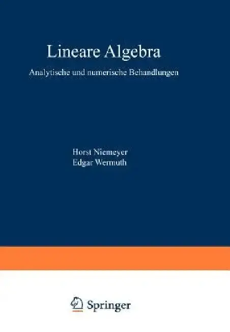 Cover of Lineare Algebra