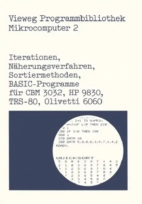 Cover of Iterationen, Näherungsverfahren, Sortiermethoden