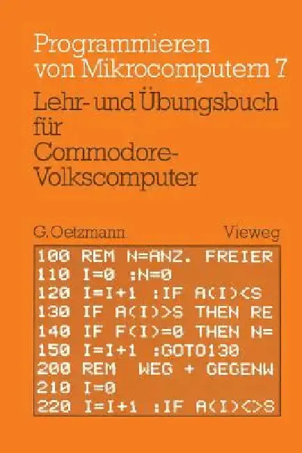 Cover of Lehr- Und Übungsbuch Für Commodore-Volkscomputer