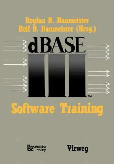 Cover of dBASE III Software Training