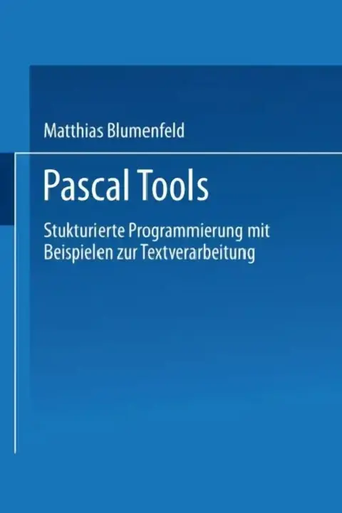 Cover of Pascal Tools