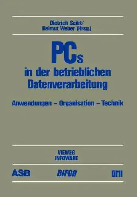 Cover of PCs in Der Betrieblichen Datenverarbeitung