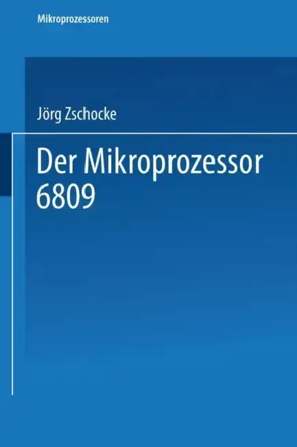 Cover of Der Mikroprozessor 6809