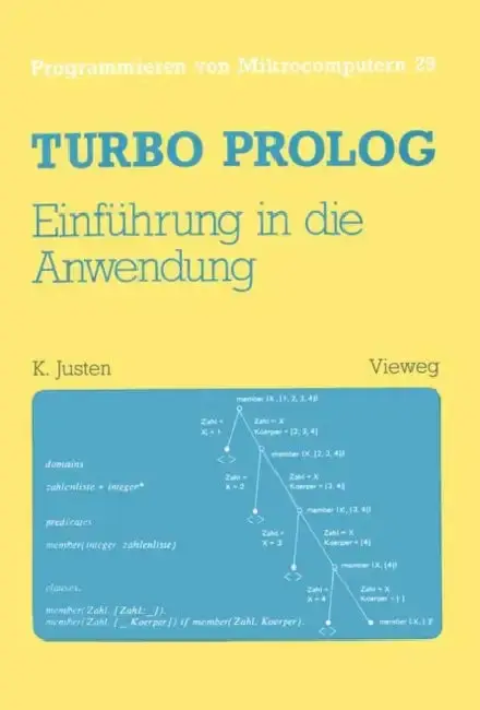 Cover of Turbo PROLOG -- Einführung in Die Anwendung