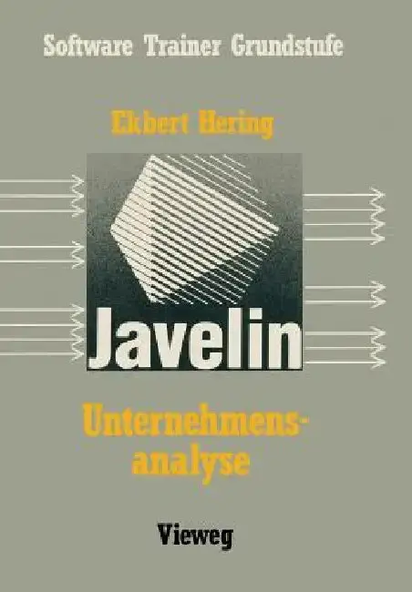 Cover of Unternehmensanalyse Mit Javelin