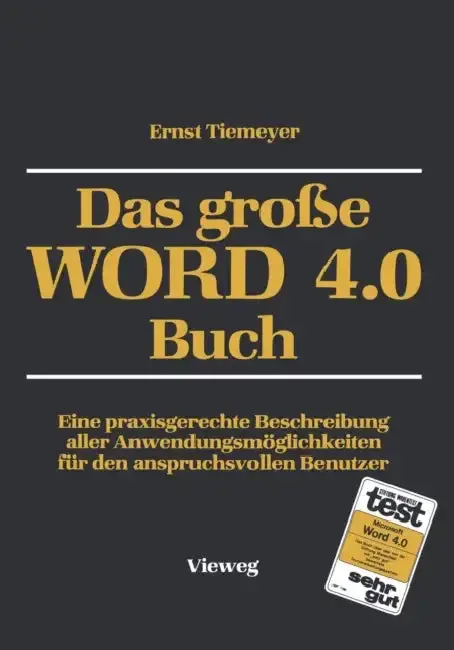 Cover of Das Große Word 4.0 Buch