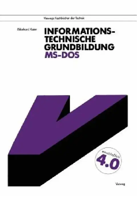 Cover of Informationstechnische Grundbildung Ms-DOS