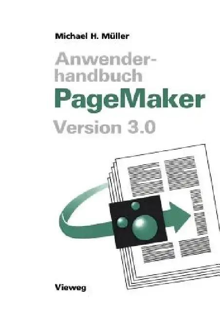 Cover of Anwenderhandbuch PageMaker