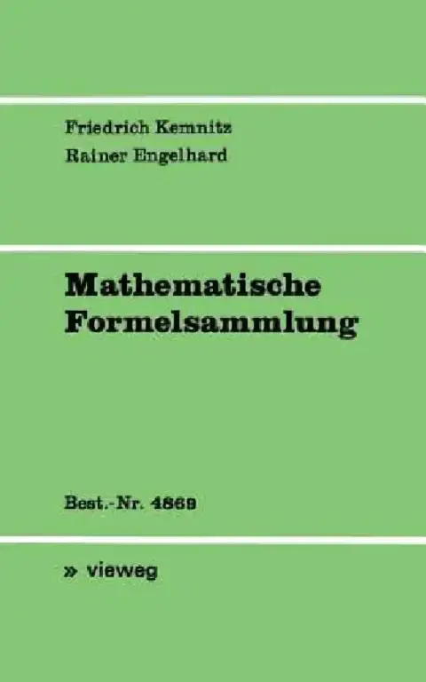 Cover of Mathematische Formelsammlung