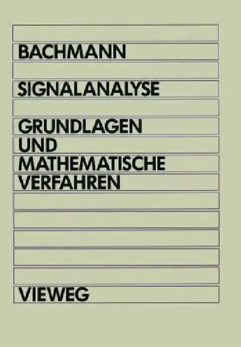 Cover of Signalanalyse