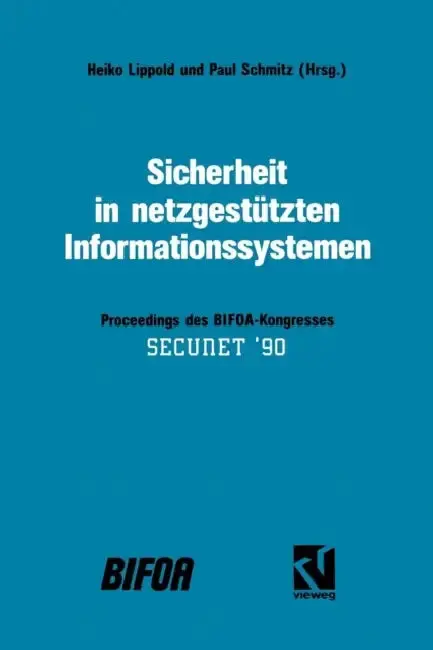 Cover of Sicherheit in Netzgestützten Informationssystemen