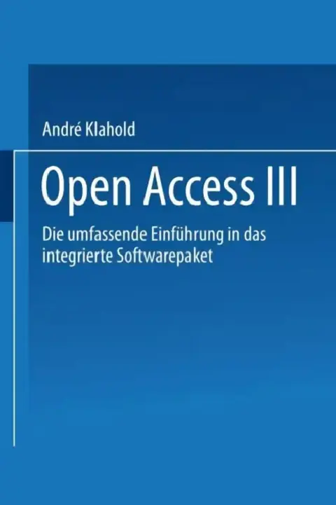 Cover of Open Access III