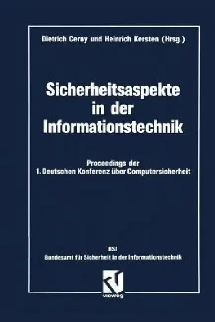 Cover of Sicherheitsaspekte in Der Informationstechnik