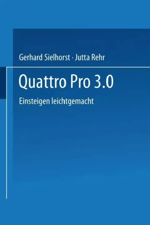 Cover of Quattro Pro 3.0