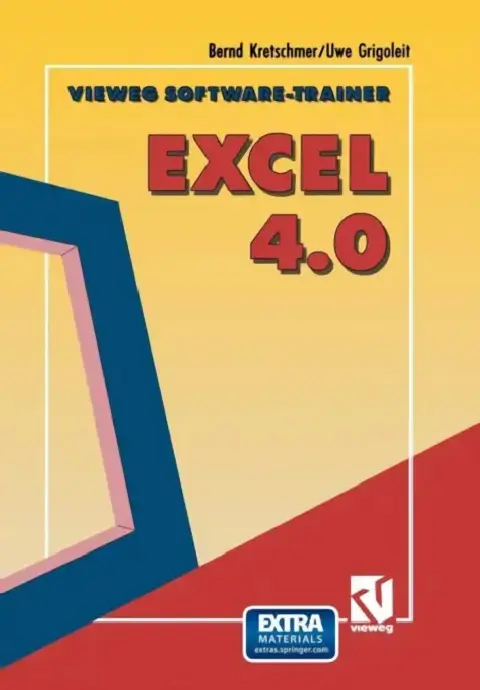 Cover of Vieweg Software-Trainer Excel 4.0