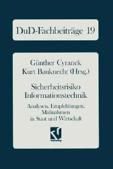 Cover of Sicherheitsrisiko Informationstechnik