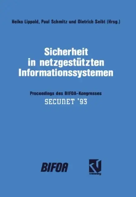 Cover of Sicherheit in Netzgestützten Informationssystemen