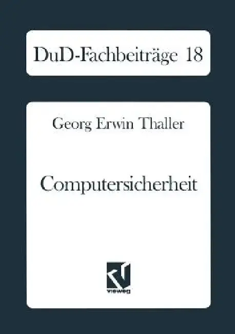 Cover of Computersicherheit