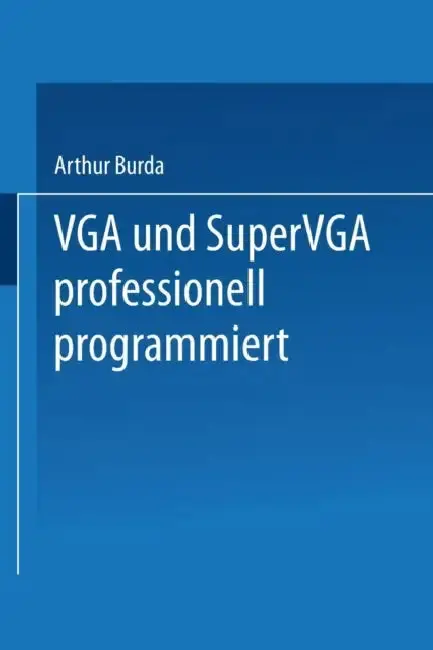 Cover of VGA Und Supervga Professionell Programmiert