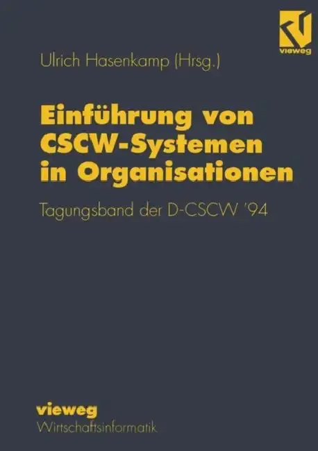 Cover of Einführung Von Cscw-Systemen in Organisationen