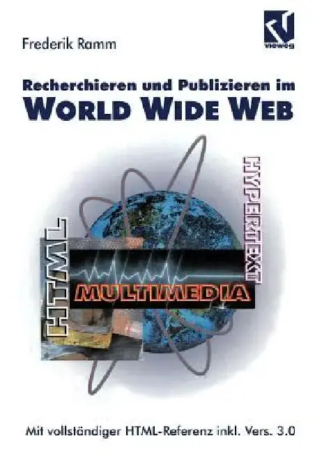 Cover of Recherchieren Und Publizieren Im World Wide Web